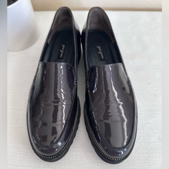Paul Green Dark Brown/Black Patent Leather Loafers Women’s US7-7.5 - Picture 2 of 12